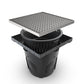 400x400  NEO Gully drain with galvanised grate A15