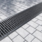 Base 300P Channel drain with cast iron grating