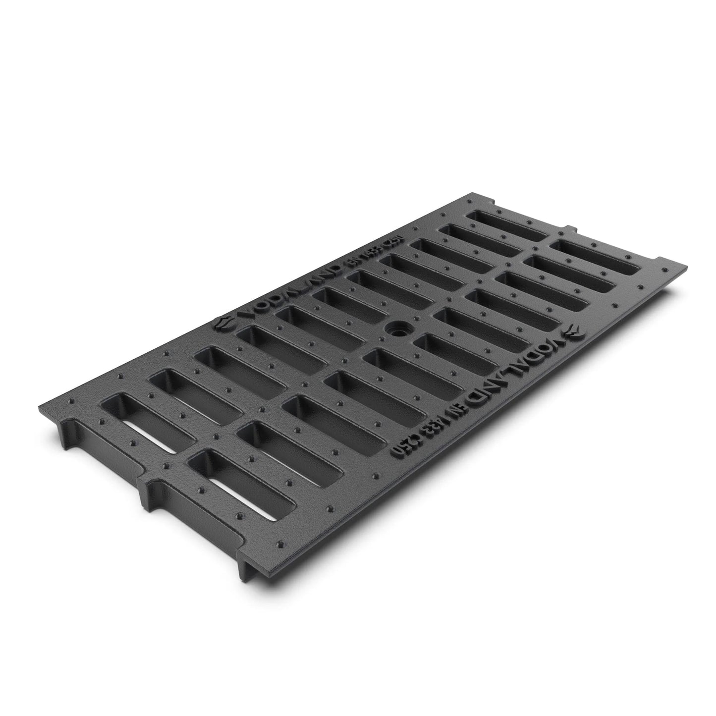 BASE DN200 plastic channel drain, cast iron grate, C250