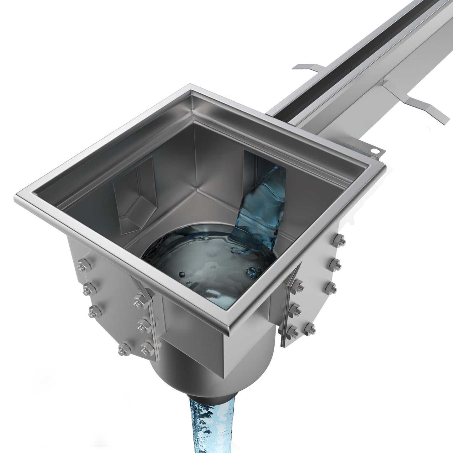 Modular SL60 sump unit with outlet