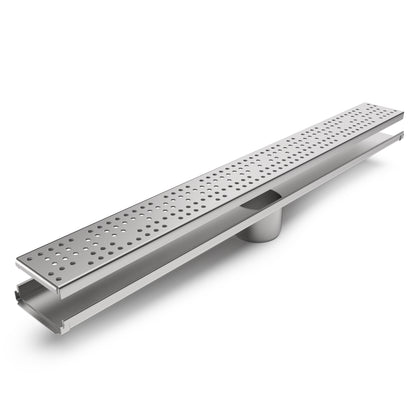 Shallow stainless balcony & patio drain H20mm