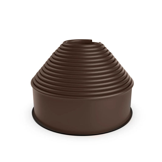 Plastic border garden edging - Brown