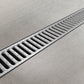 EASY 2 channel drain with galvanised grate, A15