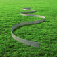 Galvanised Steel Border Edging System in a field of grass
