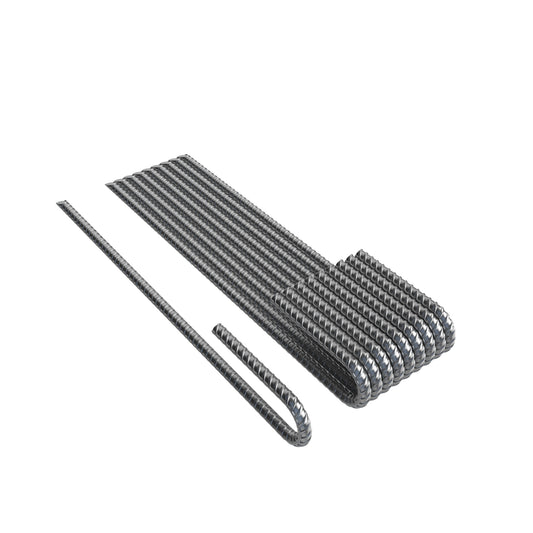 Ground rebar stakes | 30cm long J-Pins