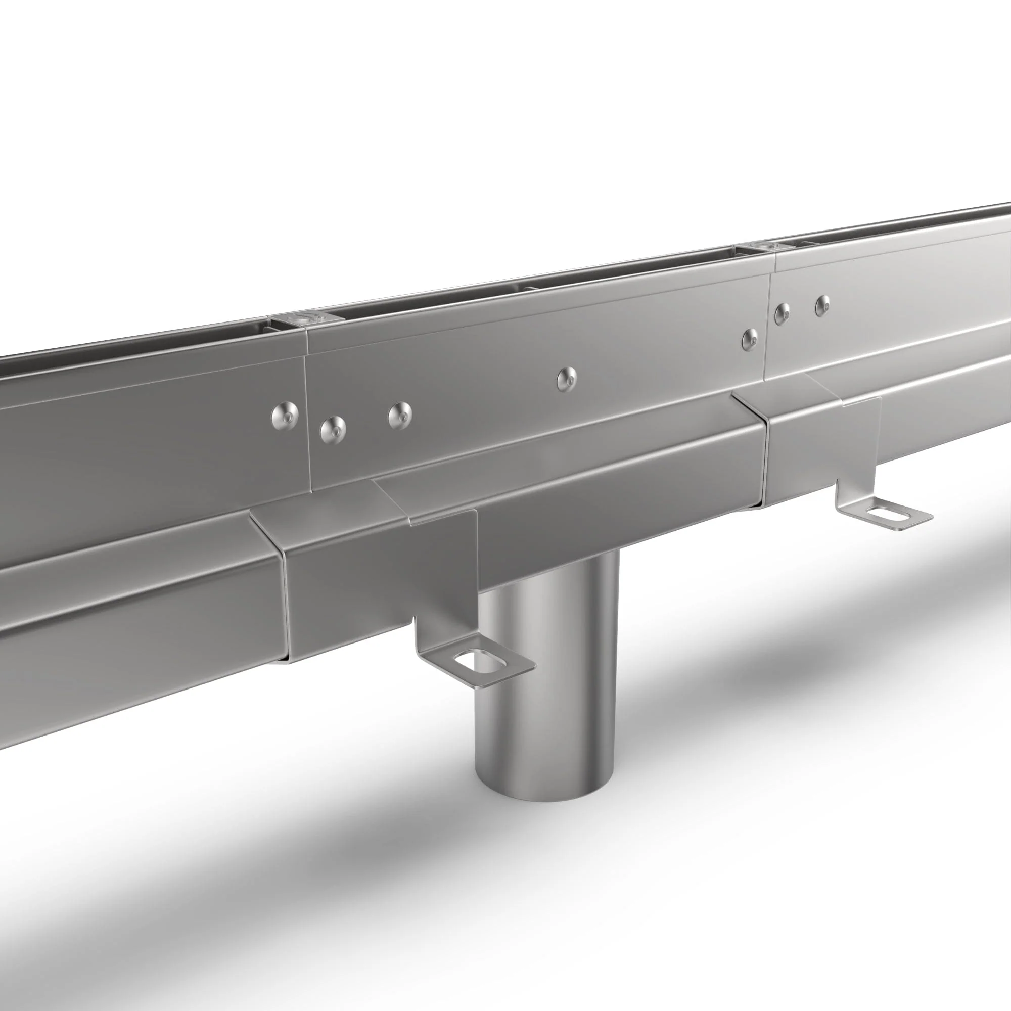 Mini Slot Drain With Outlet For Stainless Steel Drainage