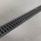 EASY 1 Slim drainage channel kit with plastic grate, A15
