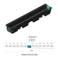 DN100 Galvanised steel grate drainage channel package