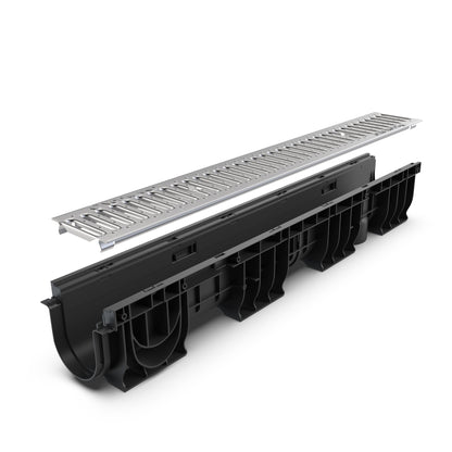 DN100 Stainless steel grate drainage channel package