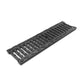 BASE DN100 plastic channel drain, cast iron grate, C250